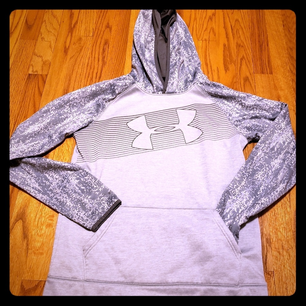 Gray Under Armour Hoodie